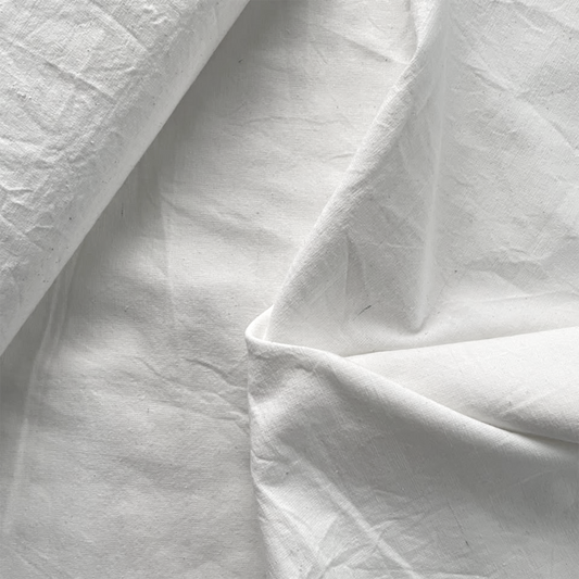 Cotton Khadi Fabric White