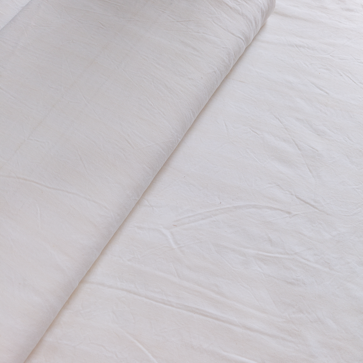 Cotton Handloom Fabric White