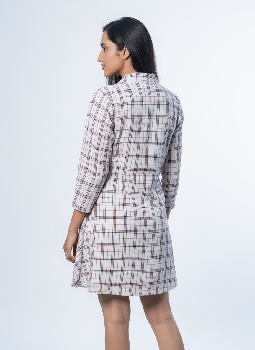 Plaid Shirt Dress