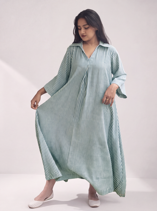Collared Maxi Dress
