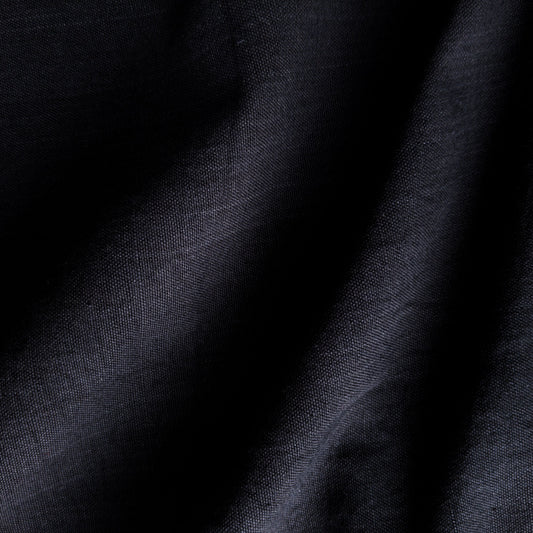 Cotton Khadi Fabric Charcoal Black