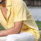 Half Sleeve Shirt Pastel Yellow