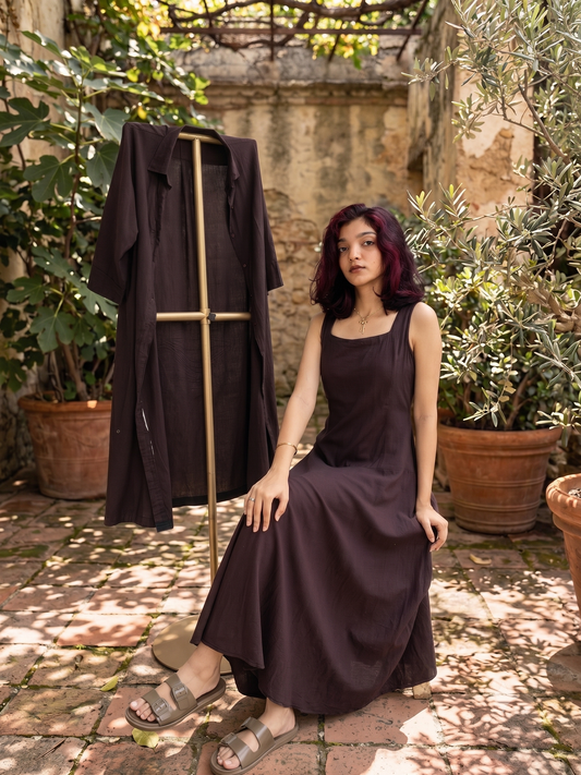 Midi Dress and over-coat
