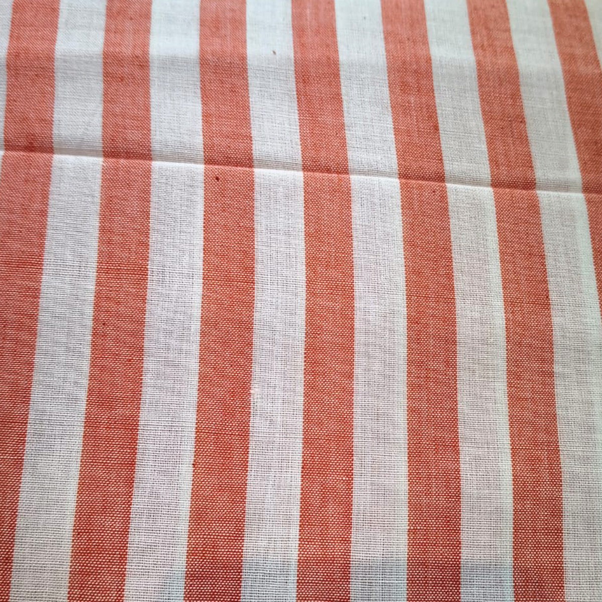 Stripe Orange White