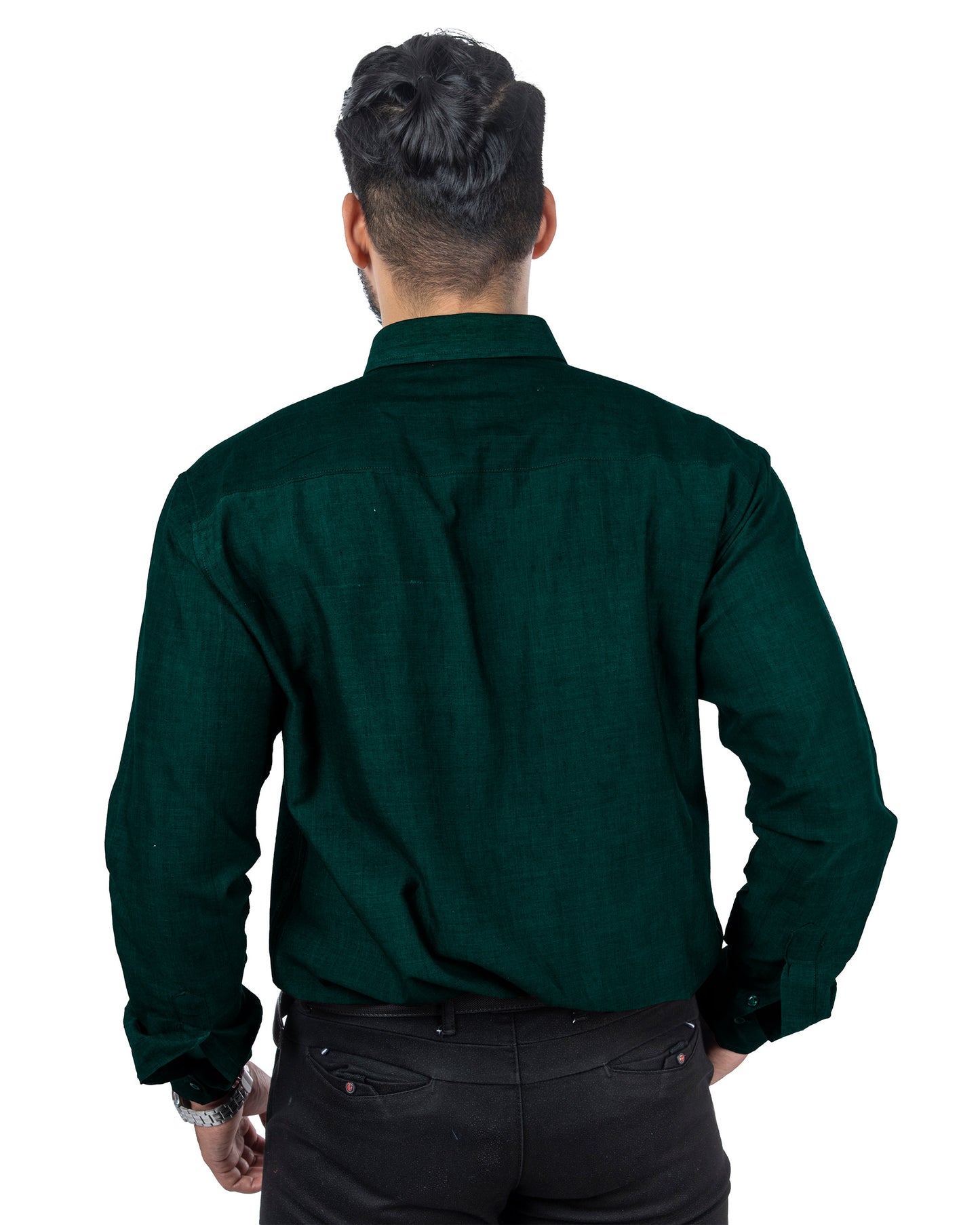 Full Sleeve Shirt Peacock Green