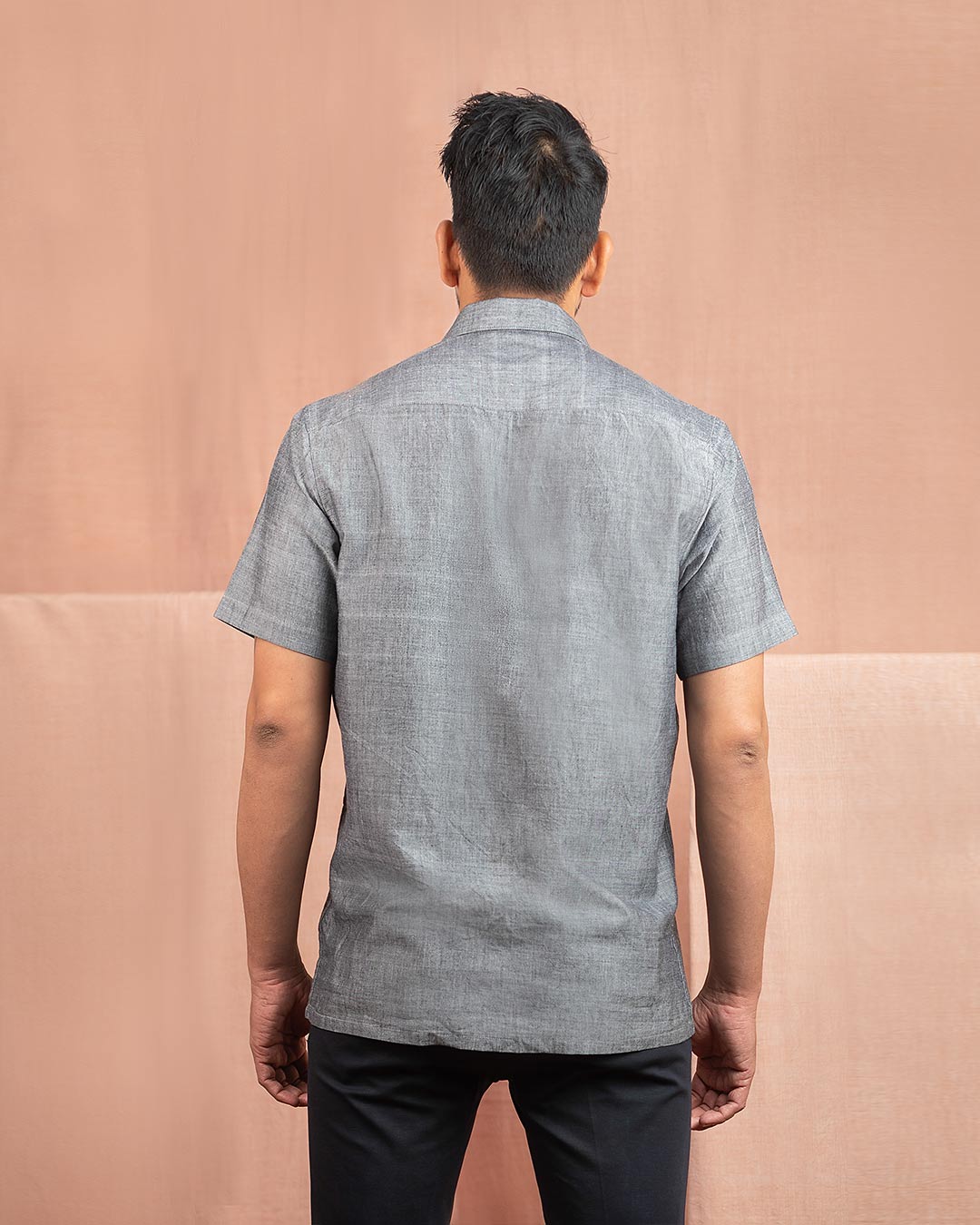 Half Sleeve Shirt Steel Grey