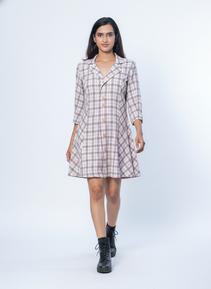Plaid Shirt Dress