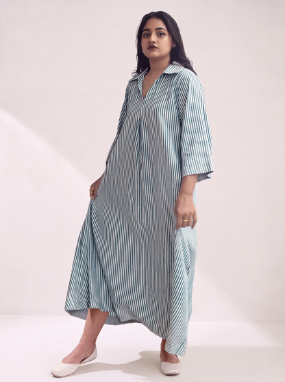 Collared Maxi Dress