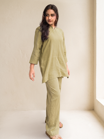 Sage green Tunic and Trouser