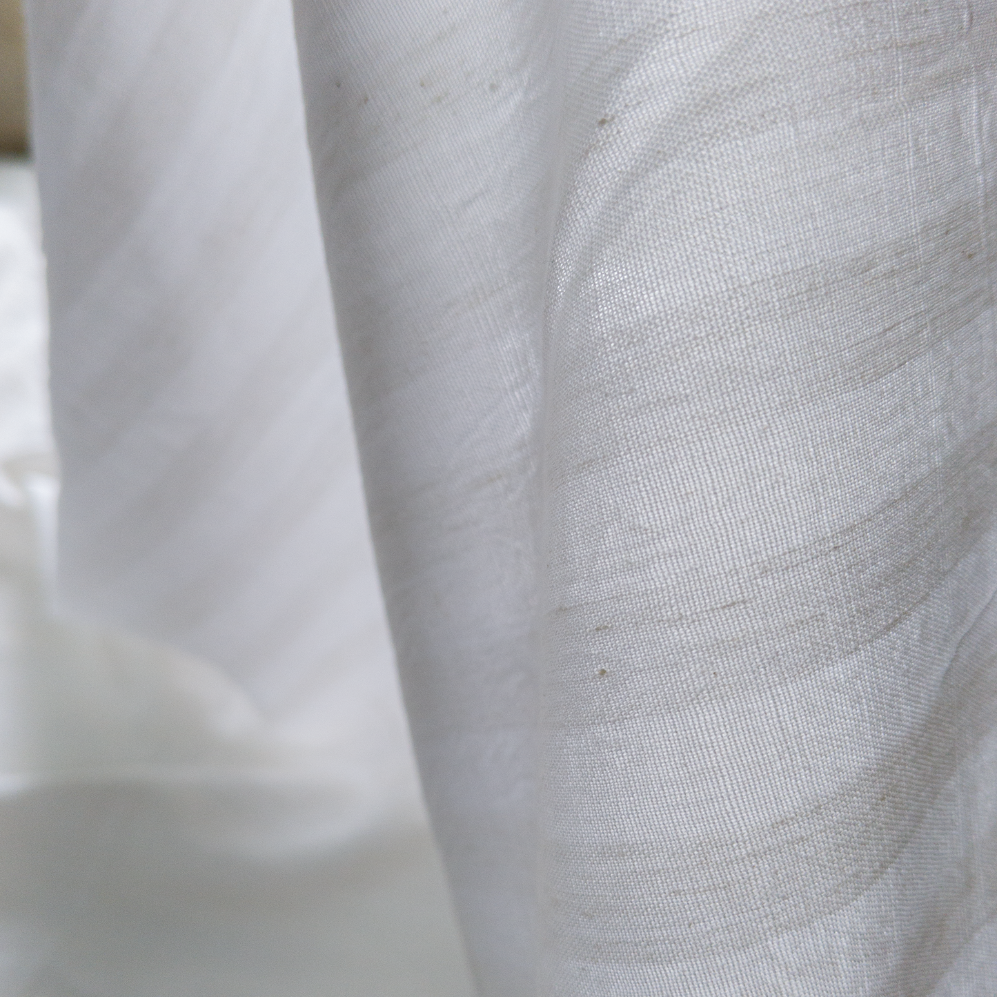 Cotton Handloom Fabric White