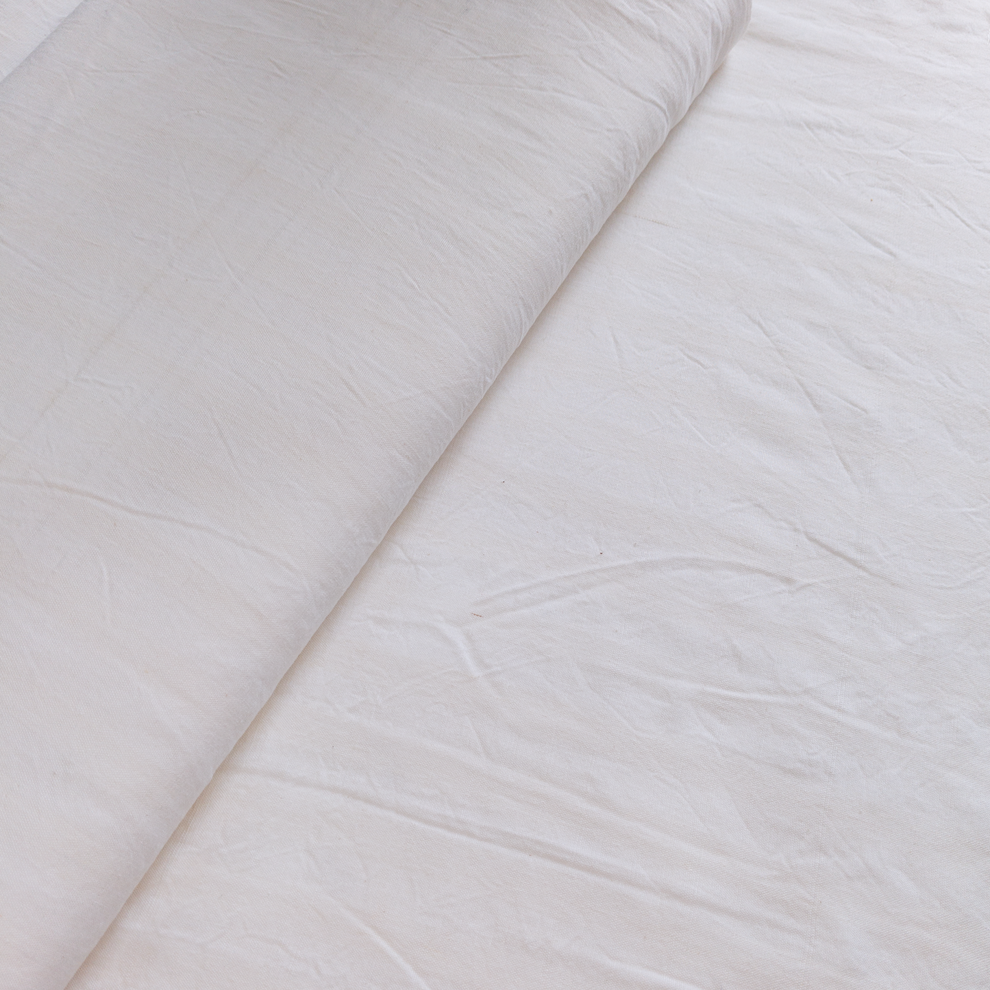 Cotton Handloom Fabric White