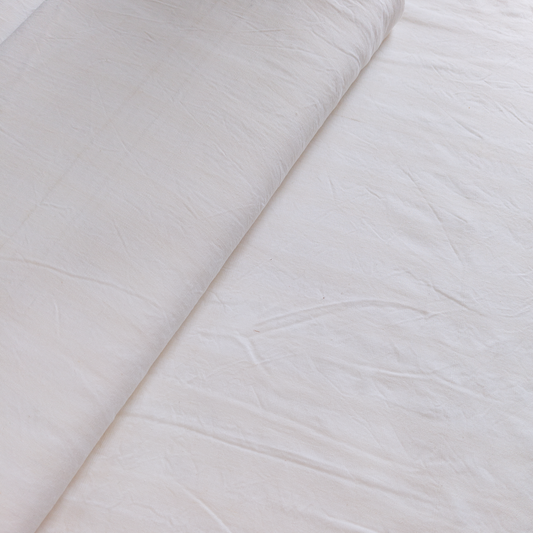 Cotton Handloom Fabric White