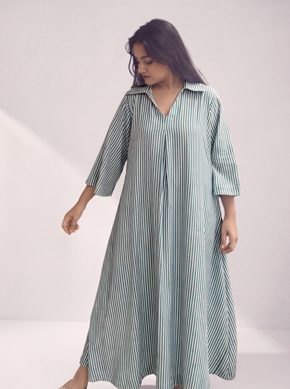 Collared Maxi Dress