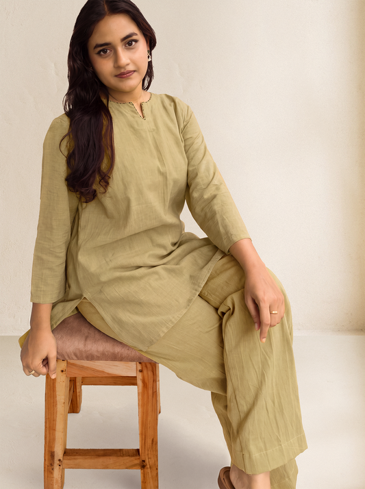 Sage green Tunic and Trouser