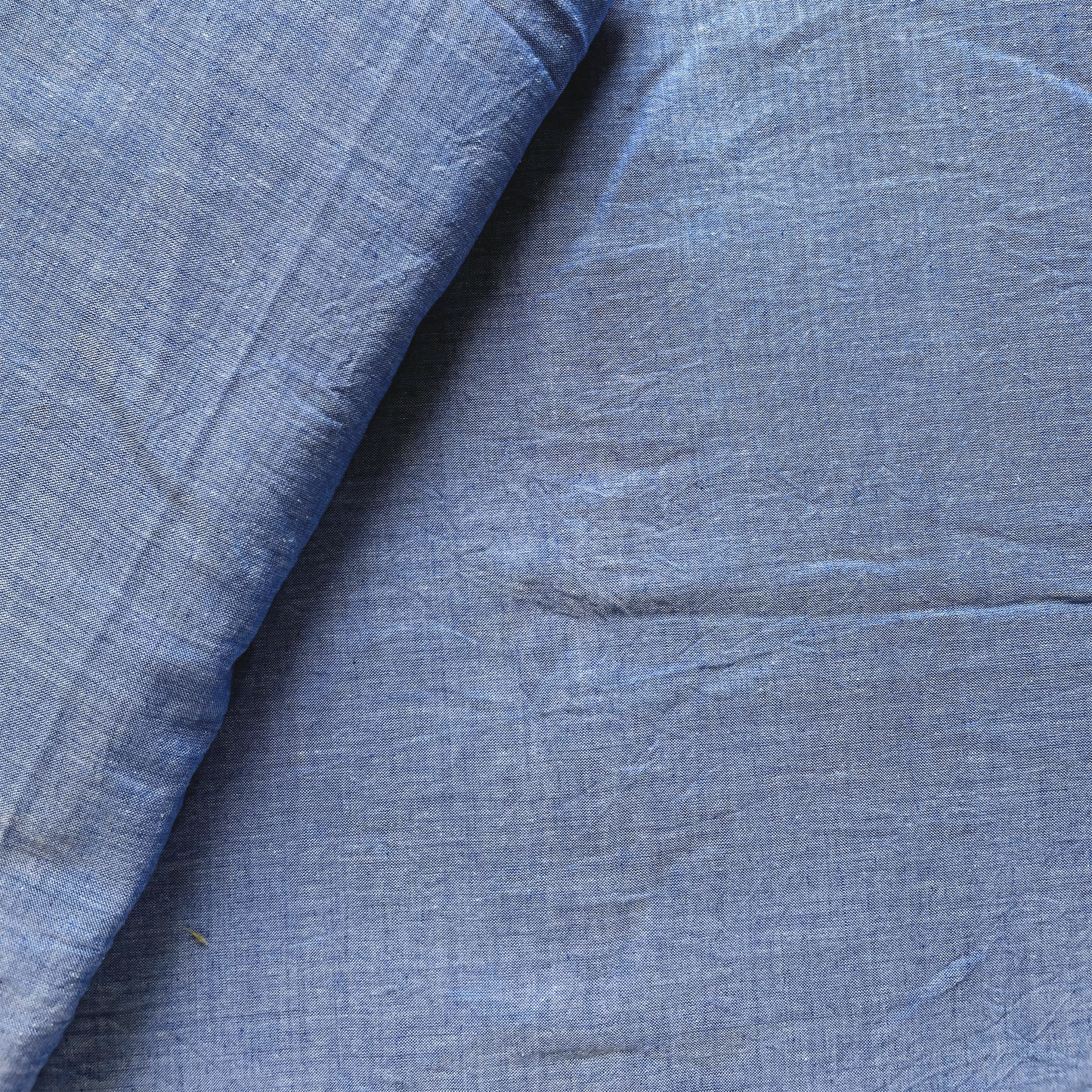 Cotton Handloom Fabric Sky Blue