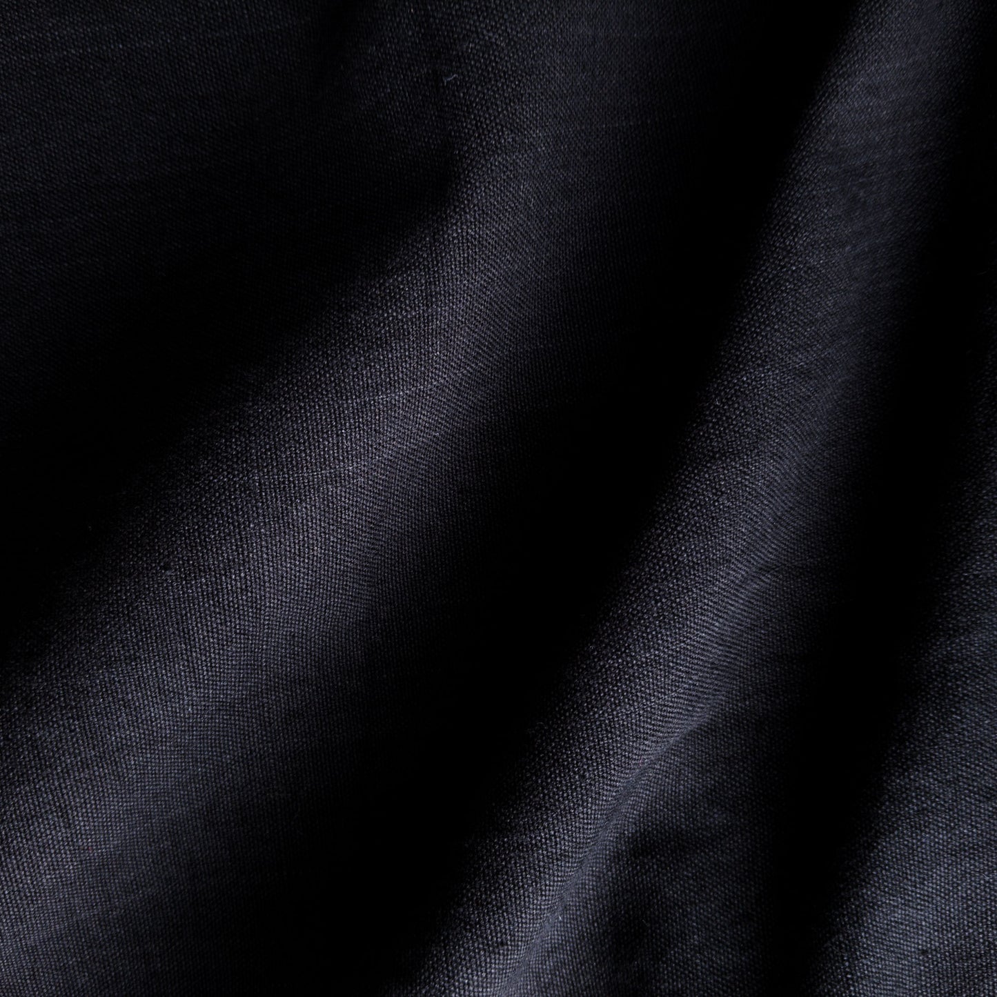 Cotton Khadi Fabric Charcoal Black