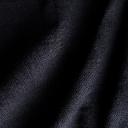 Cotton Khadi Fabric Charcoal Black