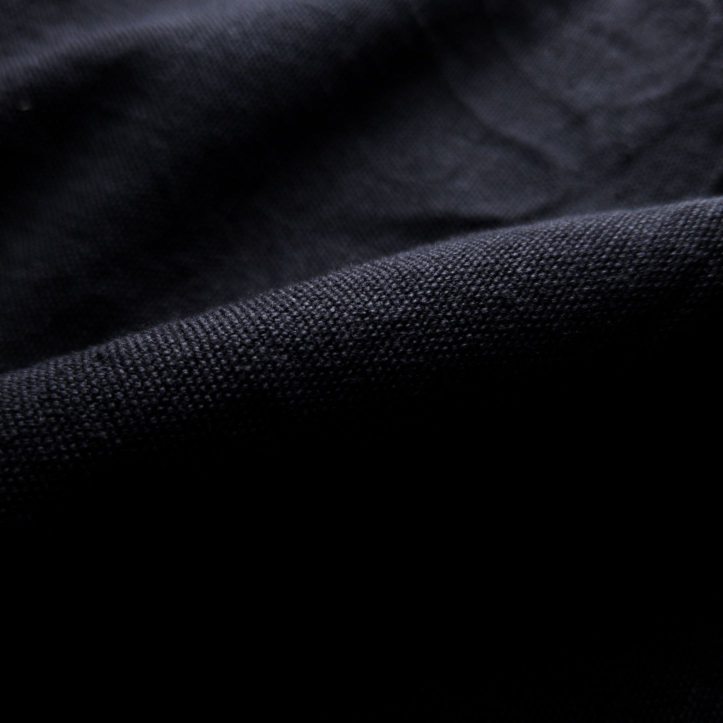 Cotton Khadi Fabric Charcoal Black