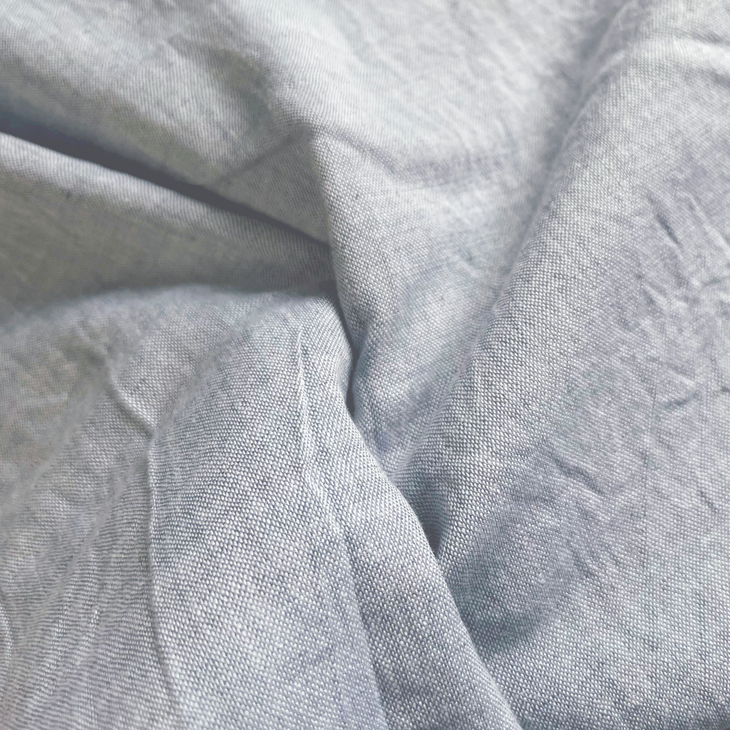 Cotton Handloom Fabric Cement grey
