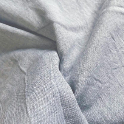 Cotton Handloom Fabric Cement grey