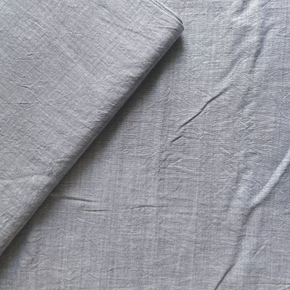 Cotton Handloom Fabric Cement grey