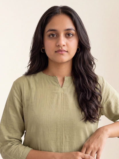 Sage green Tunic and Trouser