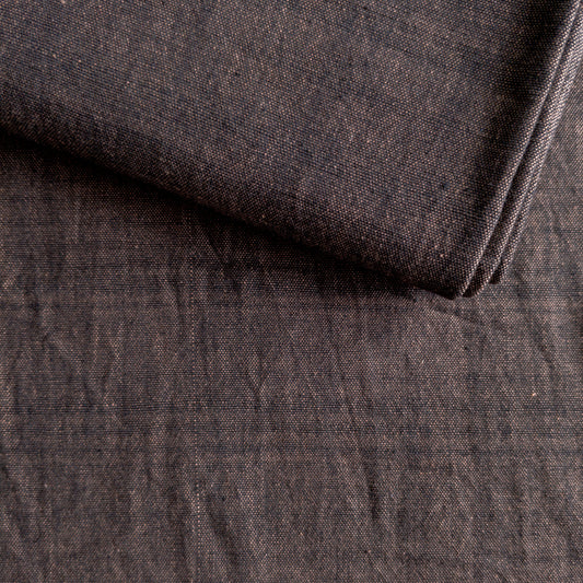 Cotton Khadi Fabric Brown