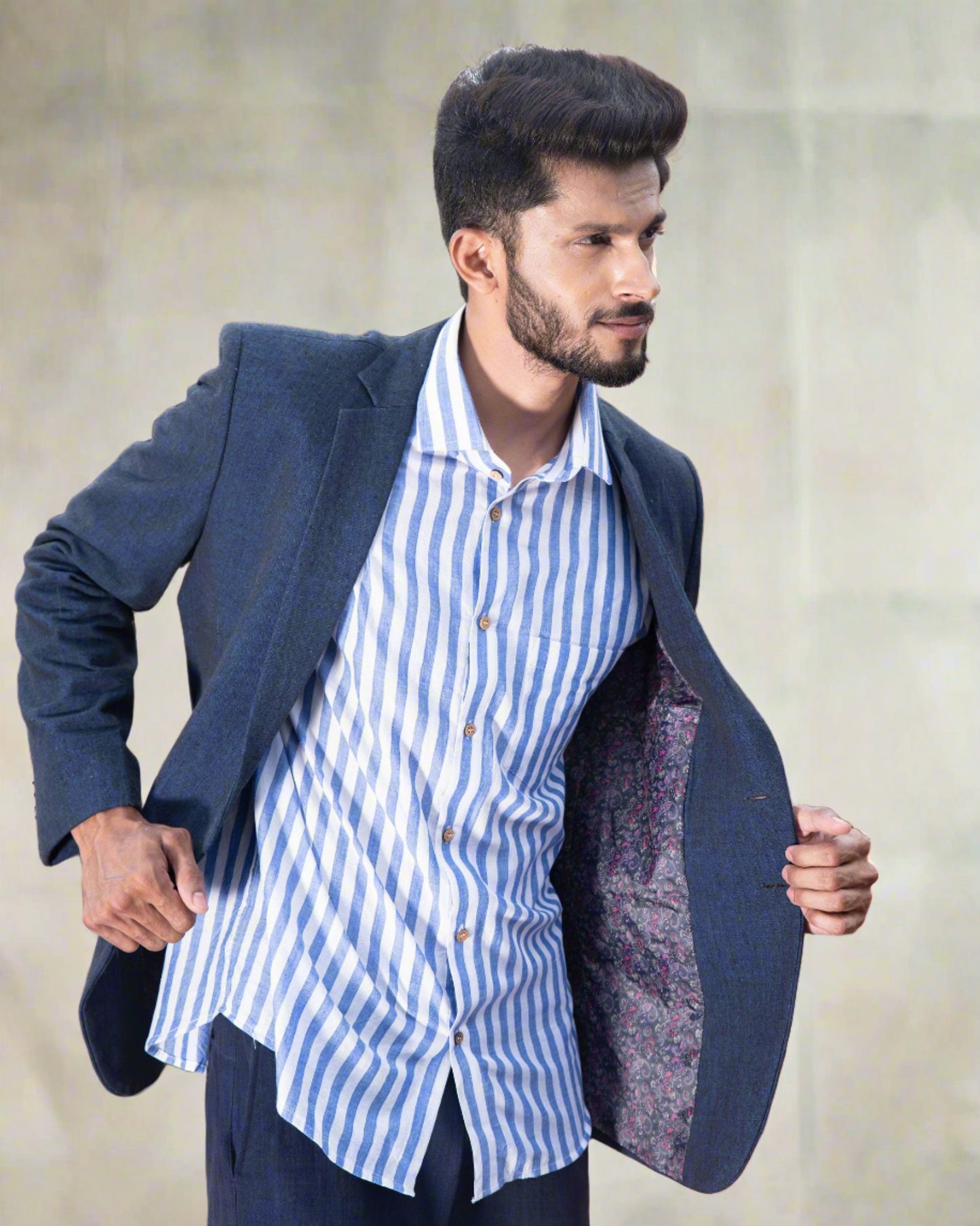 Hand Woven Cotton Blazer