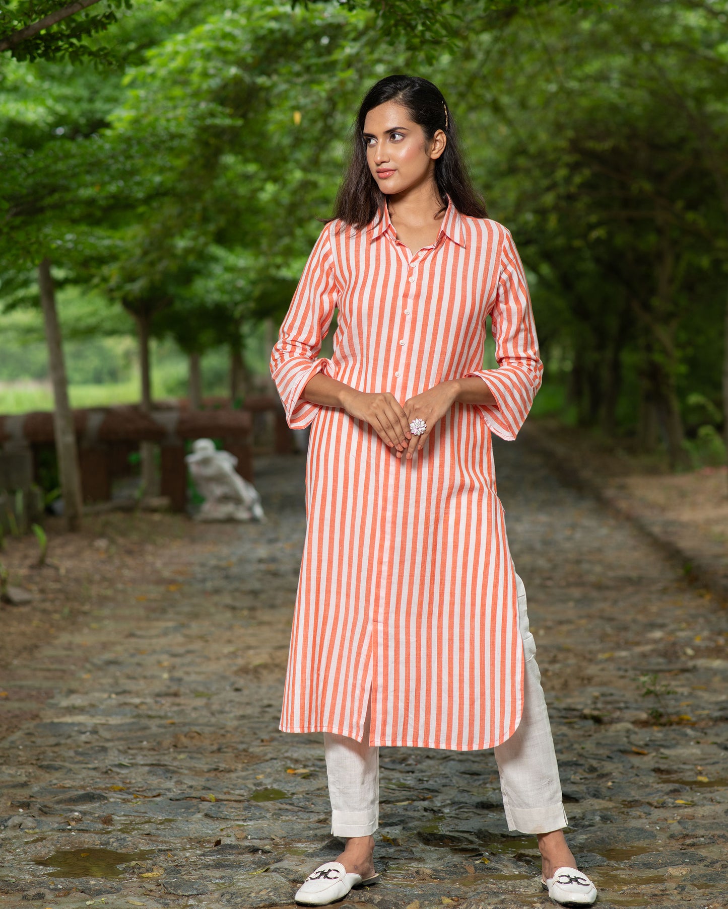 Striped Flexi Kurti