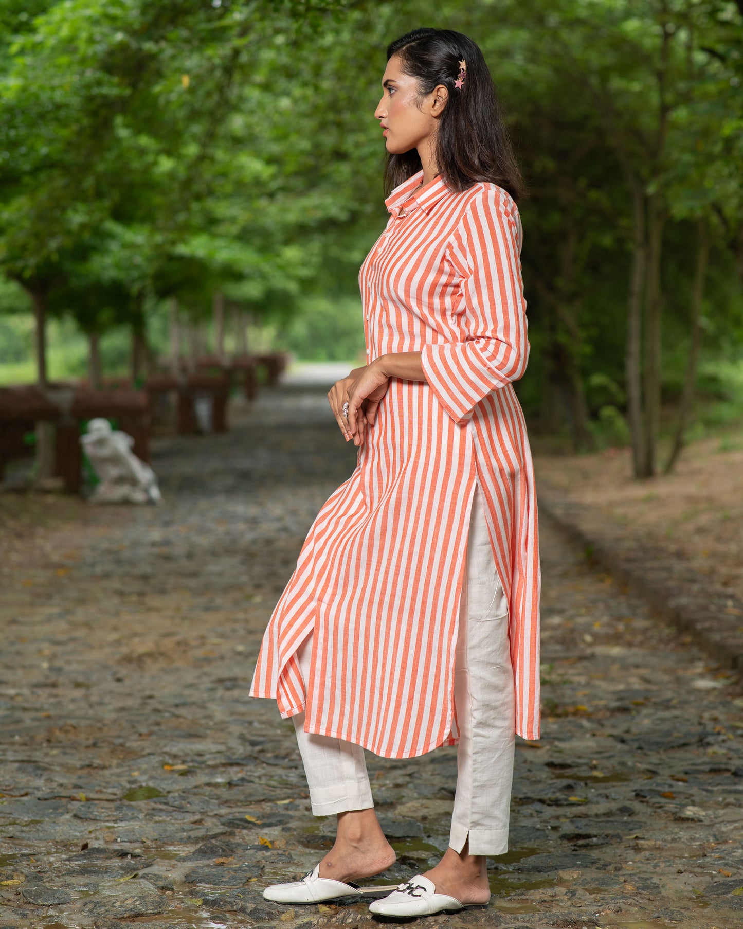 Striped Flexi Kurti