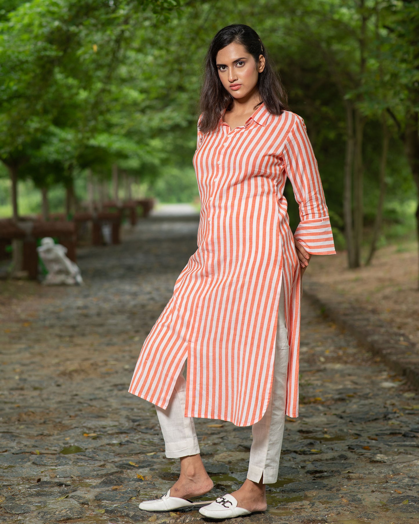 Striped Flexi Kurti