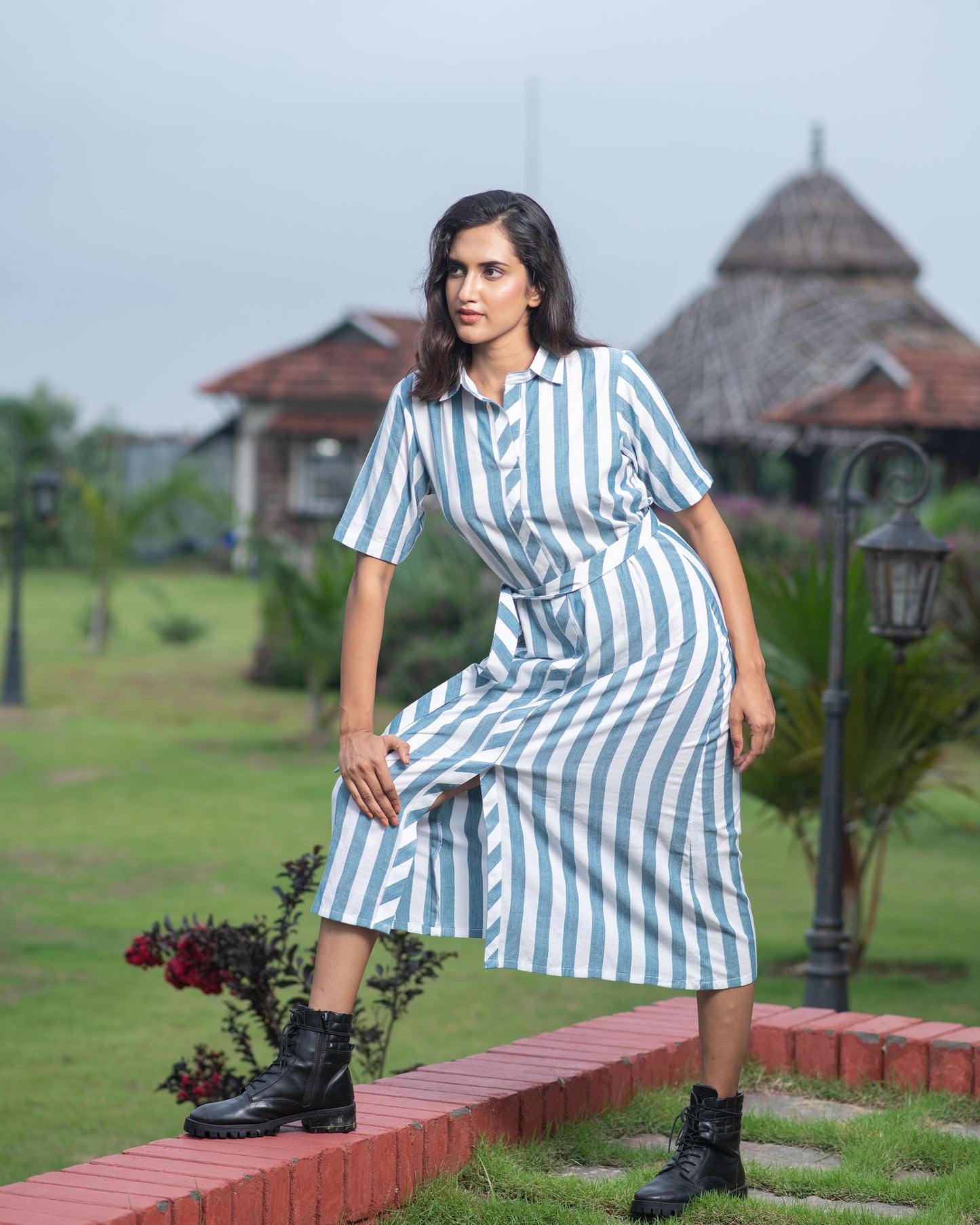 Striped Maxi Dress