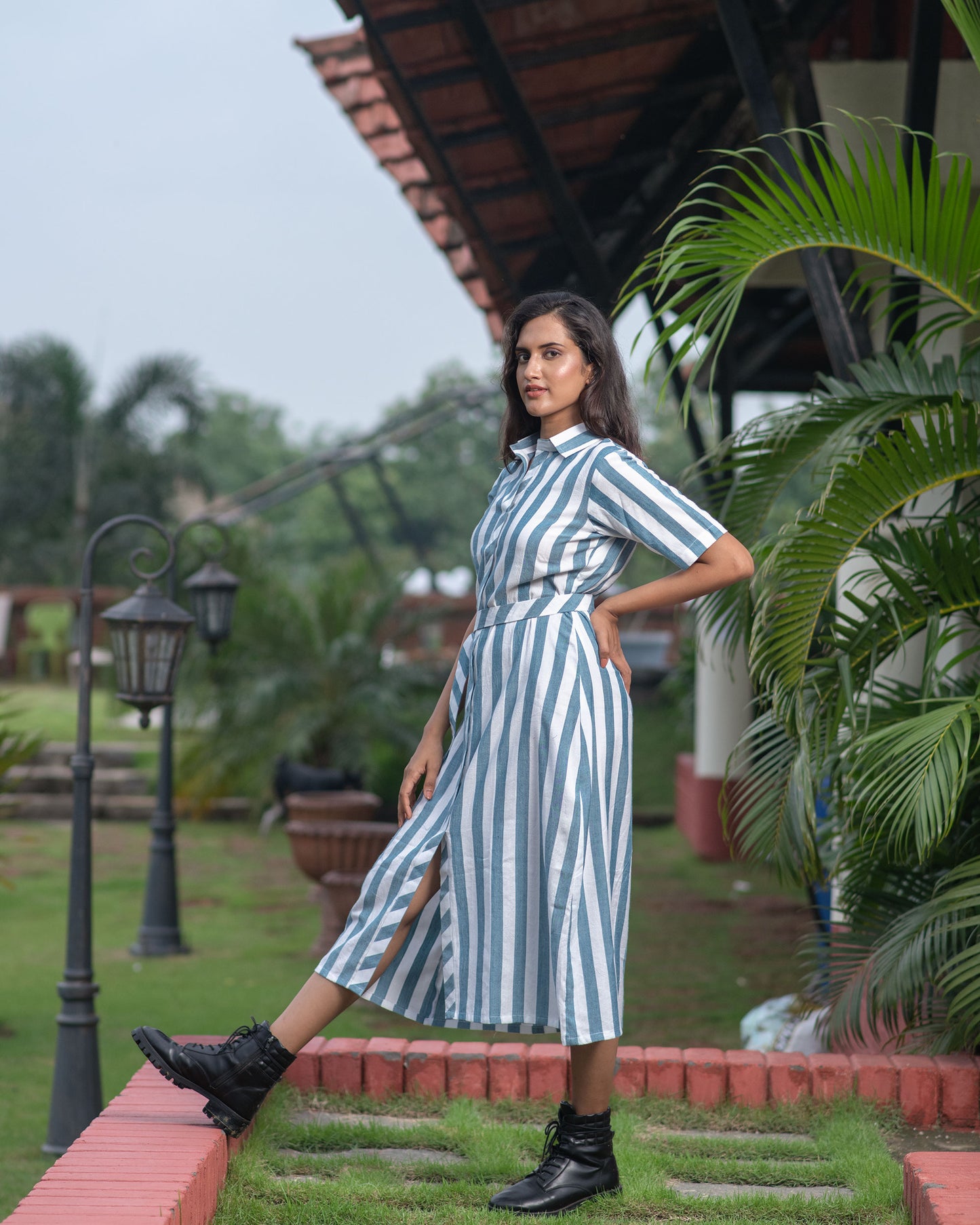 Striped Maxi Dress