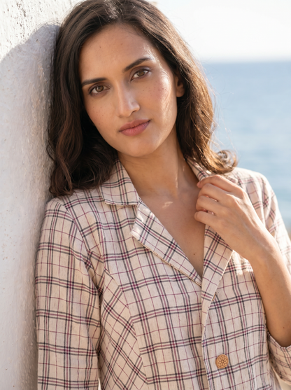 Plaid Shirt Dress