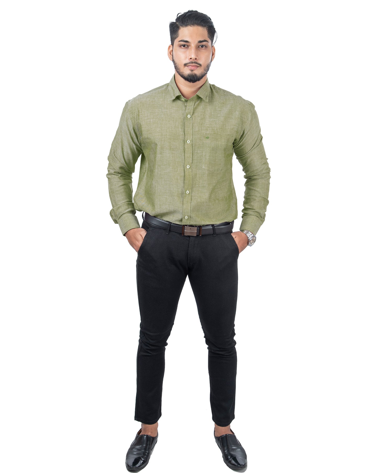 Full Sleeve Shirt Tea Green