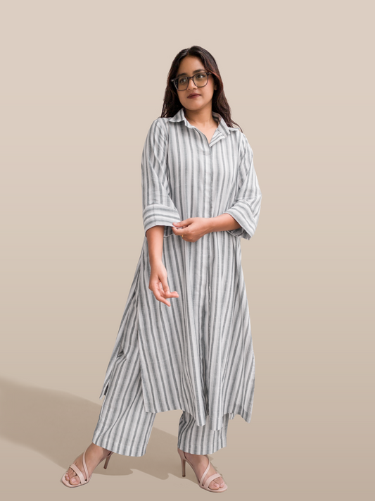 Grey Stripe Coord set