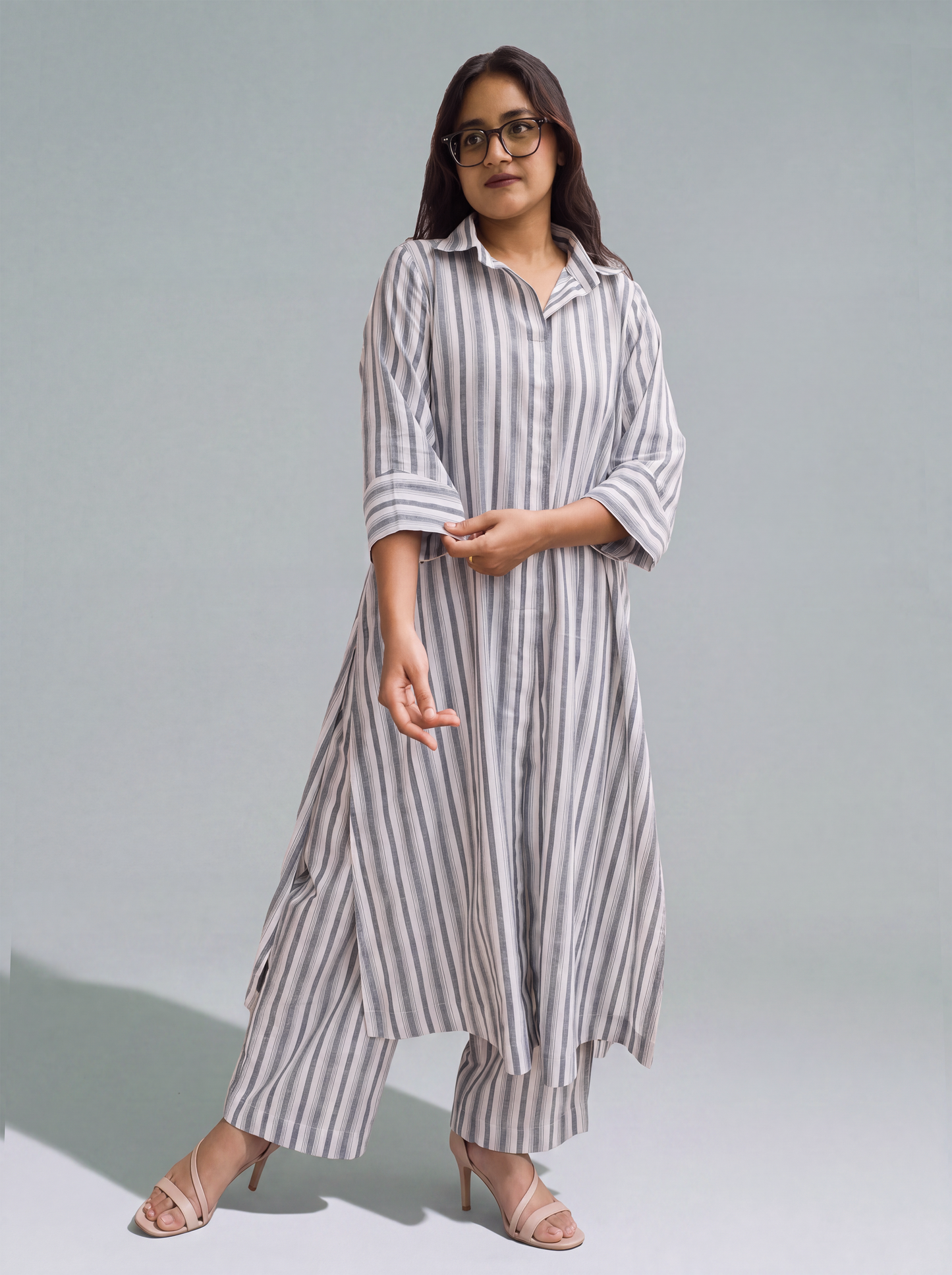 Grey Stripe Coord set