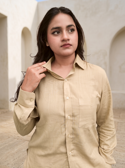 Formal Shirt Beige