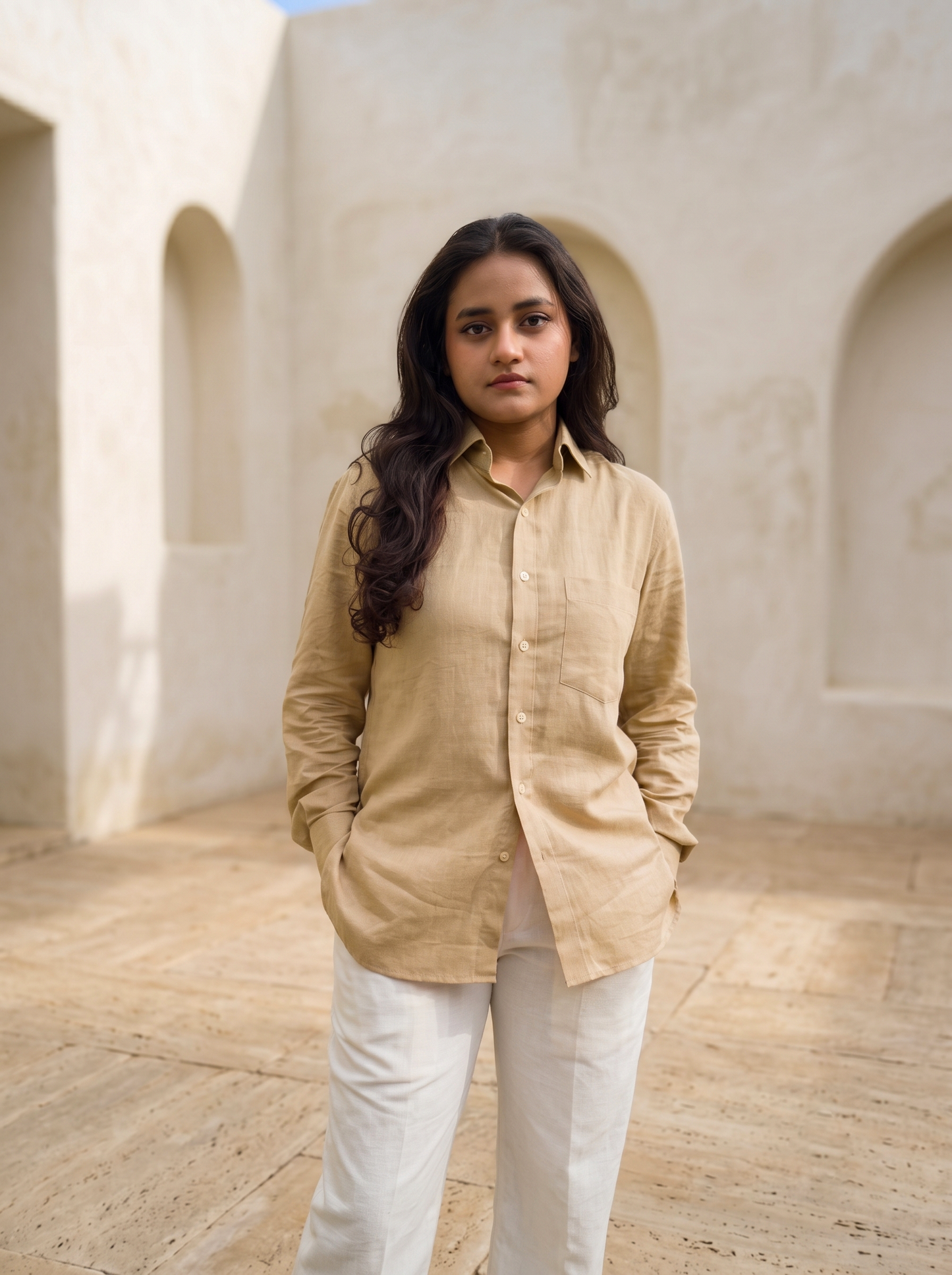 Formal Shirt Beige