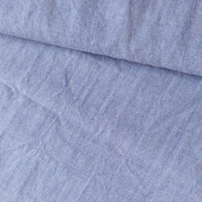 Cotton Khadi Fabric Blue