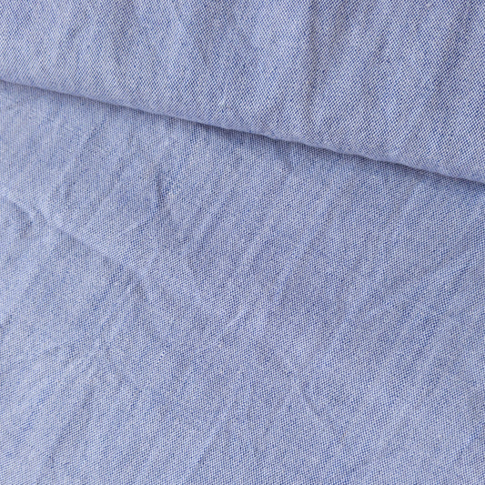 Cotton Khadi Fabric Blue