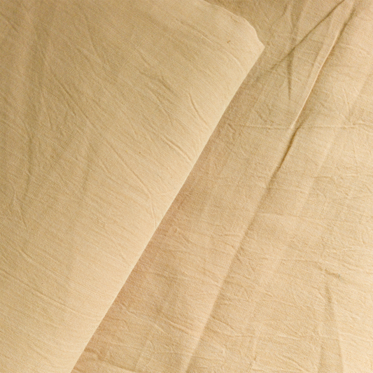 Cotton Handloom Fabric Khaki