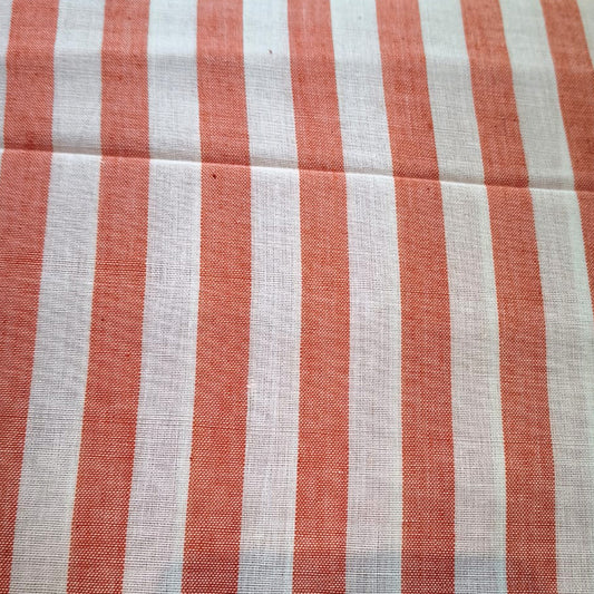 Stripe Orange White