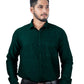 Full Sleeve Shirt Peacock Green