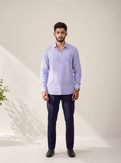 Formal shirt Blue stripe