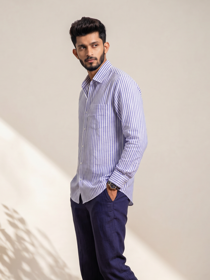 Formal shirt Blue stripe