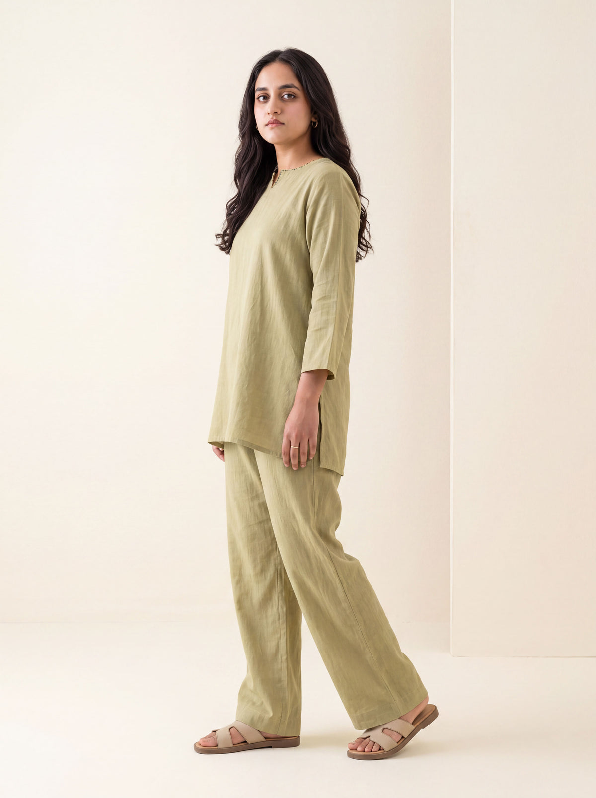 Sage green Tunic and Trouser