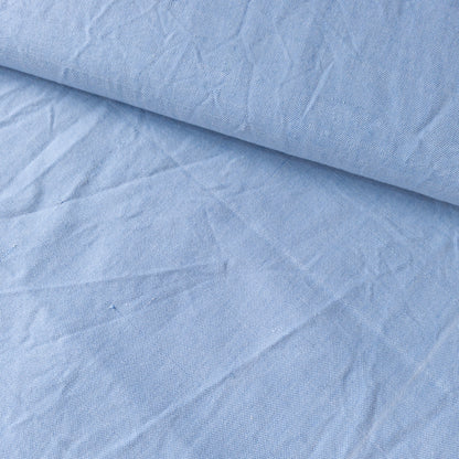 Cotton Khadi Fabric Surf Blue