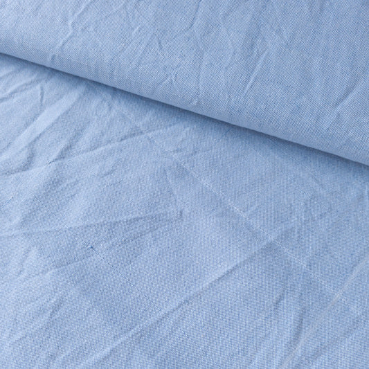 Cotton Khadi Fabric Surf Blue