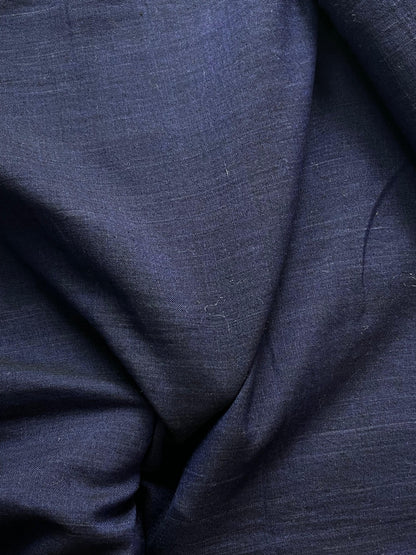 Navy Blue Pure Cotton Fabric